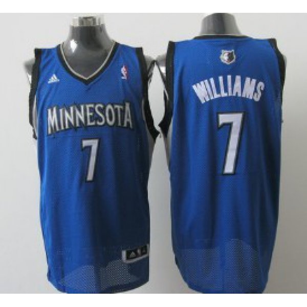 Minnesota Timberwolves #7 Derrick Williams Blue Swingman Jersey