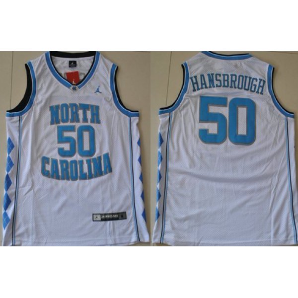 North Carolina Tar Heels #50 Tyler Hansbrough White Swingman Jersey