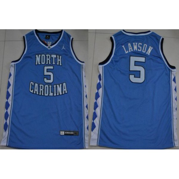 North Carolina Tar Heels #5 Ty Lawson Light Blue Swingman Jersey