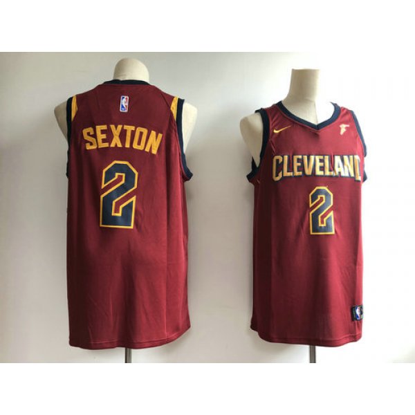 Men's Cleveland Cavaliers 2 Collin Sexton Swingman Icon Edition Jersey