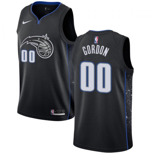 Nike Magic #00 Aaron Gordon Black NBA Swingman City Edition 2018-19 Jersey