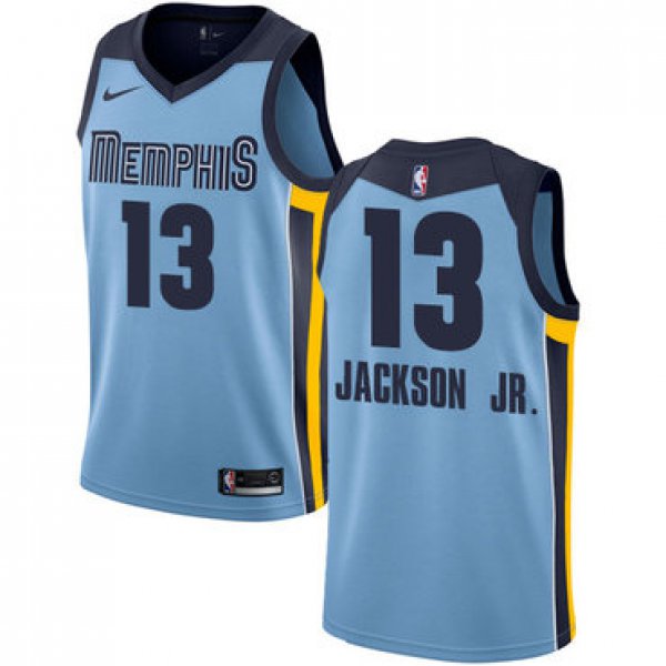 Nike Memphis Grizzlies #13 Jaren Jackson Jr. Light Blue NBA Swingman Statement Edition Jersey