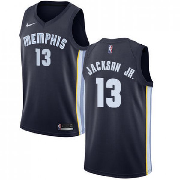 Nike Memphis Grizzlies #13 Jaren Jackson Jr. Navy Blue NBA Swingman Icon Edition Jersey