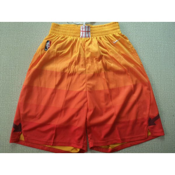 Nike Utah Jazz Orange NBA Swingman City Edition Shorts