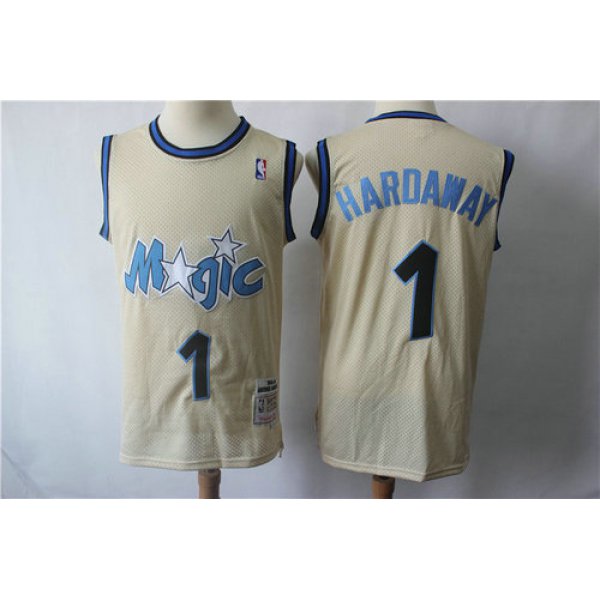 Orlando Magic #1 Hardaway Blue Throwback Jersey