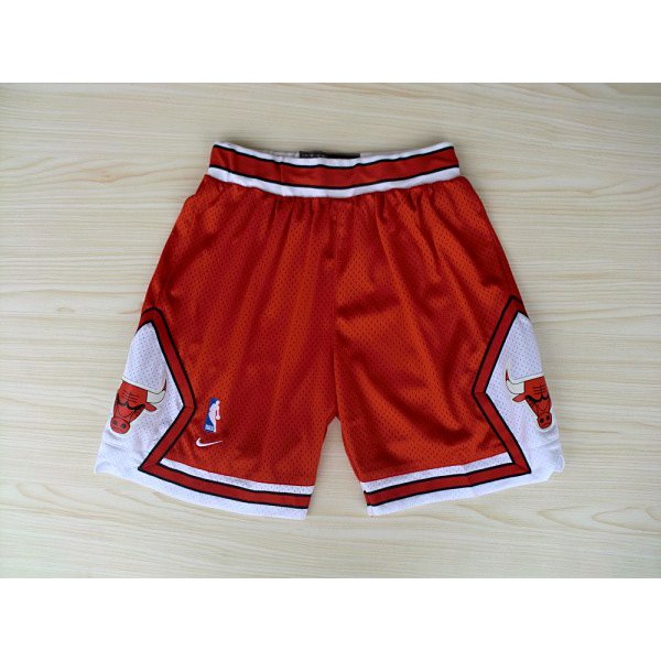 Chicago Bulls Red Nike Mesh NBA Shorts