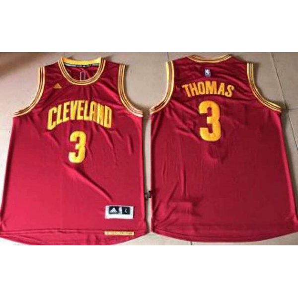 Cleveland Cavaliers #3 Thomas Rose Red Road Stitched NBA Jersey