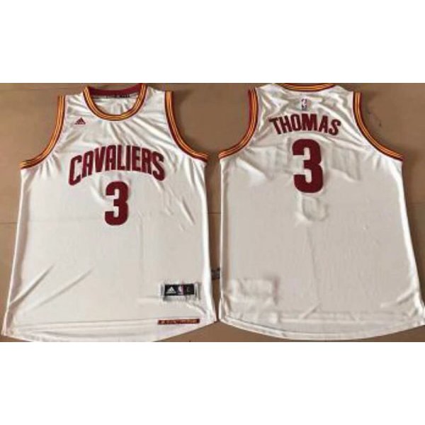 Cleveland Cavaliers #3 Thomas White Stitched NBA Jersey