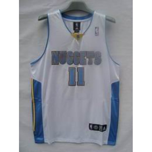 Denver Nuggets Andersen #11 white jersey