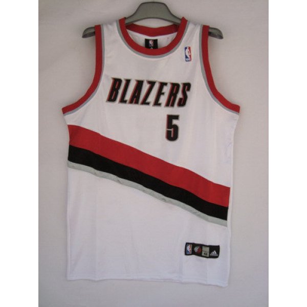 Portland Trail Blazers 5 Fernandez white SWINGMAN jerseys