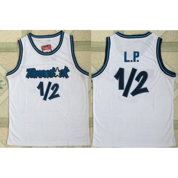 Men's Orlando Magic #1 Penny Hardaway Nickname L.P. White Swingman Stitched NBA Basketball Jersey