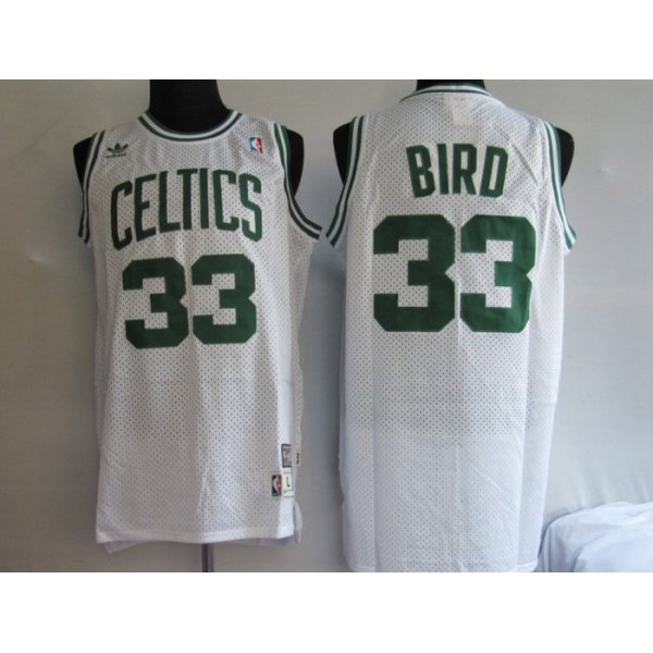 NBA Jersey Boston Celtlcs 33# BIRD white Swingman Throwback Jersey