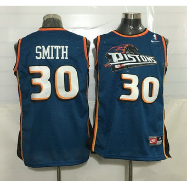 Men's Detroit Pistons #30 Joe Smith Teal Green Soul Swingman Jersey