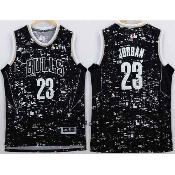 Men's Chicago Bulls #23 Michael Jordan Adidas 2015 Urban Luminous Swingman Jersey