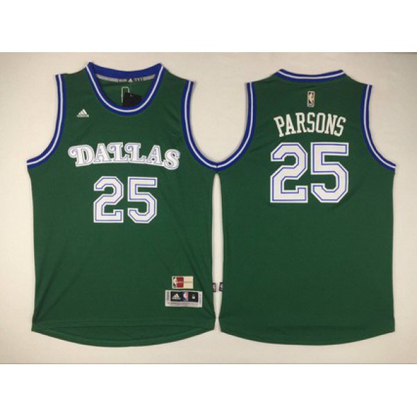 Men's Dallas Mavericks #25 Chandler Parsons Revolution 30 Swingman 2015-16 Green Jersey