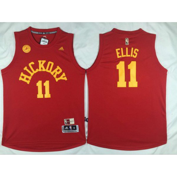 Men's Indiana Pacers #11 Monta Ellis Revolution 30 Swingman 2015-16 Retro Red Jersey