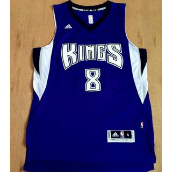 Men's Sacramento Kings #8 Rudy Gay Revolution 30 Swingman New Purple Jersey