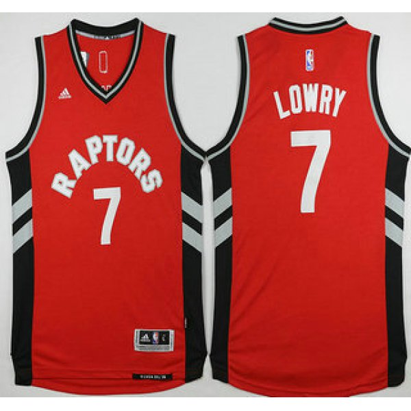 Men's Toronto Raptors #7 Kyle Lowry Revolution 30 Swingman 2015-16 New Red Jersey