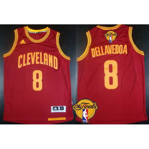Men's Cleveland Cavaliers #8 Matthew Dellavedova 2015 The Finals New Red Jersey