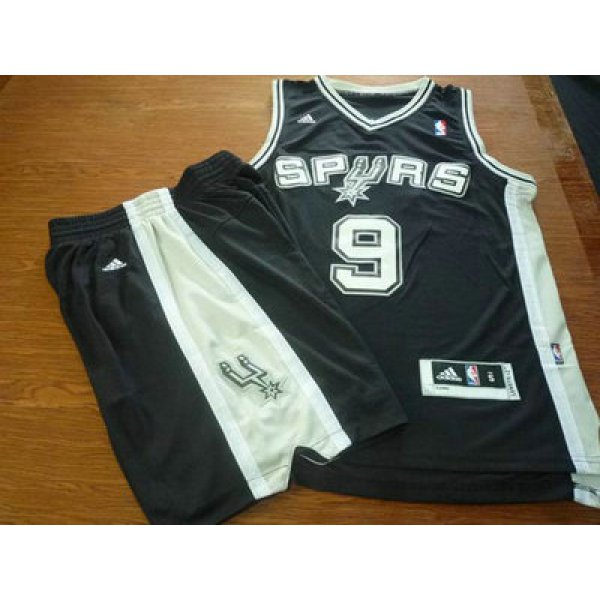 San Antonio Spurs 9 Tony Parker Latin Nights black Basketball Suit