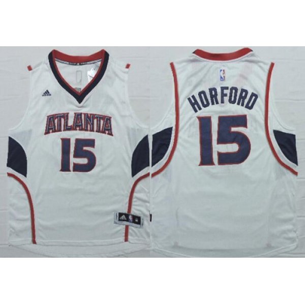 Atlanta Hawks #15 Al Horford Revolution 30 Swingman 2014 New White Jersey