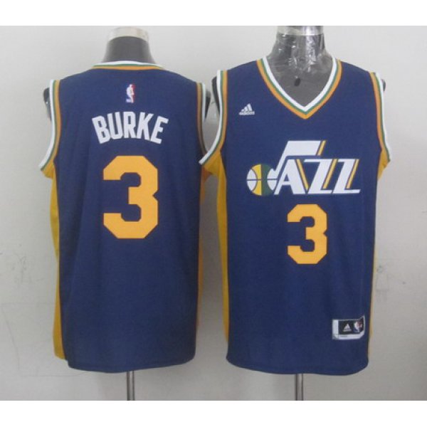 Utah Jazz #3 Trey Burke Revolution 30 Swingman 2014 New Navy Blue Swingman Jersey