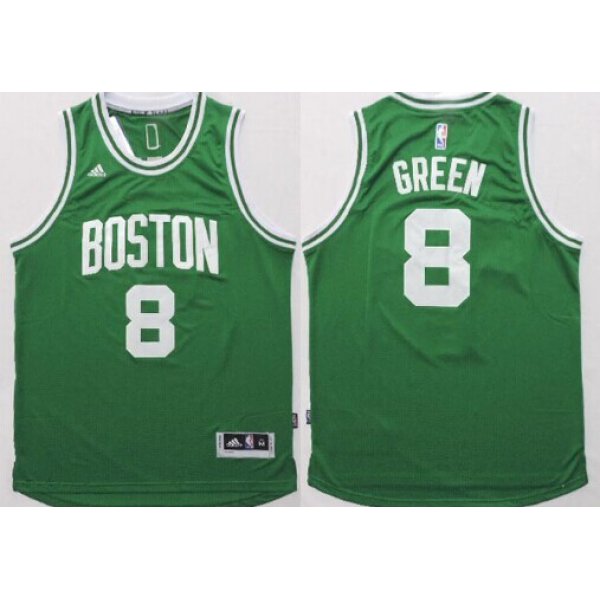 Boston Celtics #8 Jeff Green Revolution 30 Swingman 2014 New Green Jersey