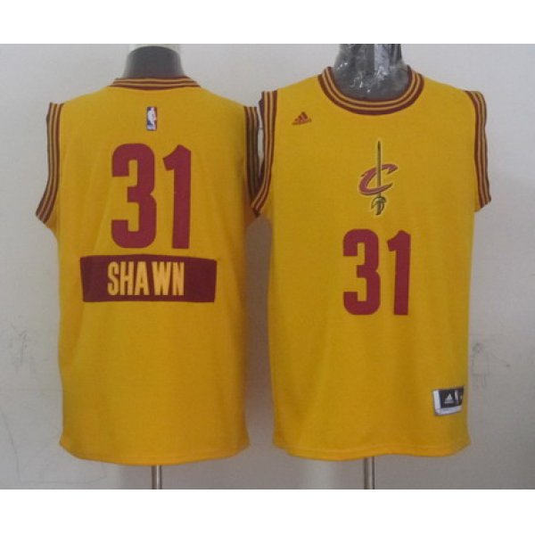 Cleveland Cavaliers #31 Shawn Marion Revolution 30 Swingman 2014 Christmas Day Yellow Jersey