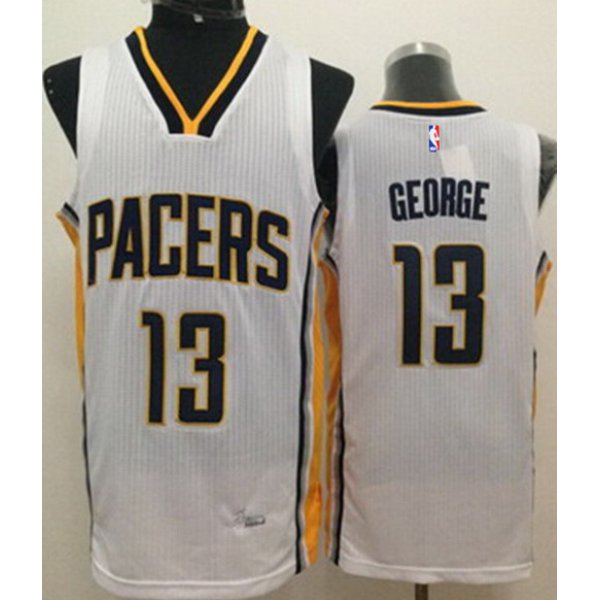 Indiana Pacers #24 Paul George Revolution 30 Swingman White Jersey