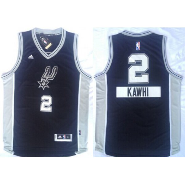 San Antonio Spurs #2 Kawhi Leonard Revolution 30 Swingman 2014 Christmas Day Black Jersey