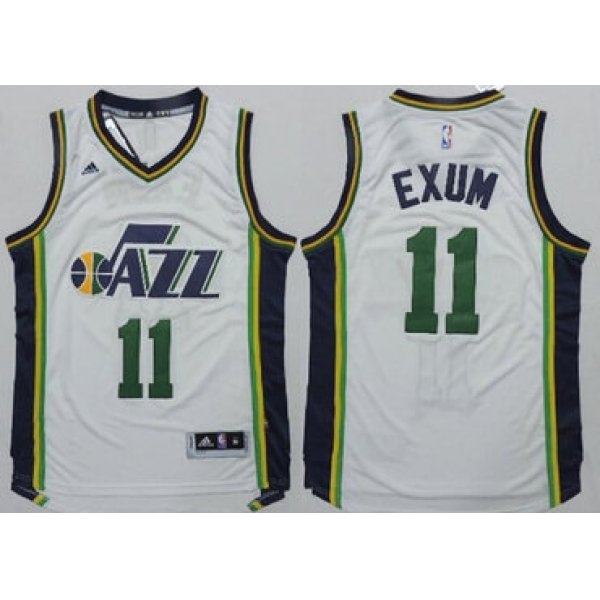 Utah Jazz #11 Dante Exum Revolution 30 Swingman 2014 New White Jersey