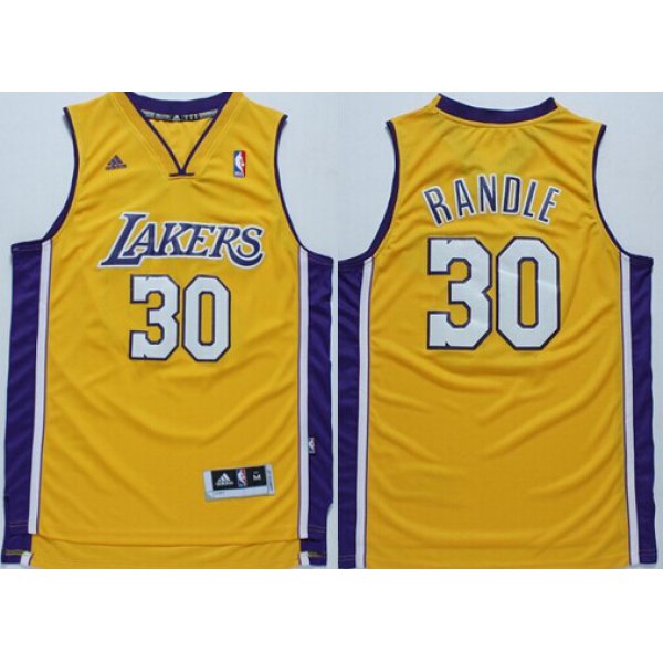 Los Angeles Lakers #30 Julius Randle Revolution 30 Swingman Yellow Jersey