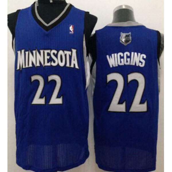 Minnesota Timberwolves #22 Andrew Wiggins Blue Swingman Jersey