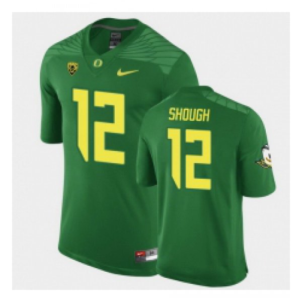 Men Oregon Ducks Tyler Shough Replica Green Game Football Jersey