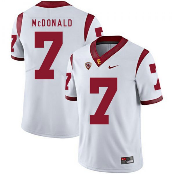 USC Trojans 7 T.J. McDonald II White College Football Jersey