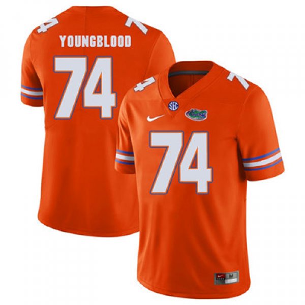 Florida Gators Orange #74 Jack Youngblood Football Player Performance Jersey