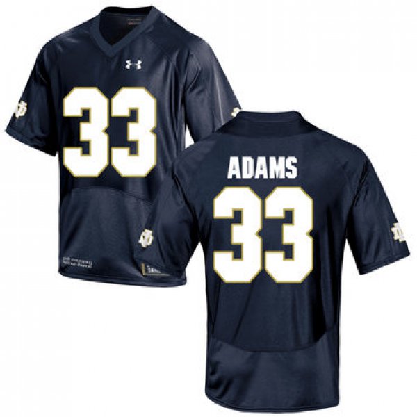 Notre Dame Fighting Irish 33 Josh Adams Navy College Football Jersey