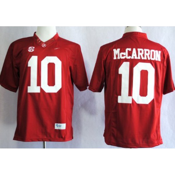 Alabama Crimson Tide #10 A.J. McCarron 2014 Red Limited Jersey