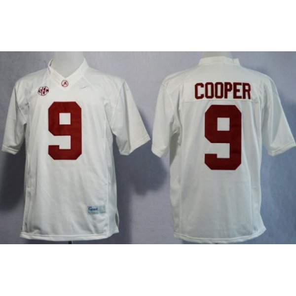 Alabama Crimson Tide #9 Amari Cooper 2014 White Limited Jersey