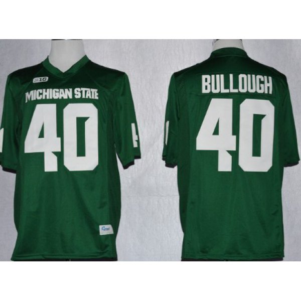 Michigan State Spartans #40 Max Bullough 2013 Green Jersey