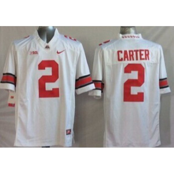 Ohio State Buckeyes #2 Cris Carter 2014 White Limited Jersey