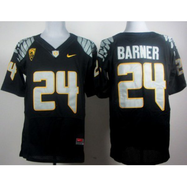 Oregon Ducks #24 Kenjon Barner 2013 Black Elite Jersey