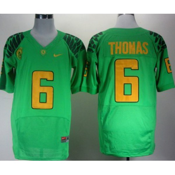 Oregon Ducks #6 DeAnthony Thomas 2013 Light Green Elite Jersey