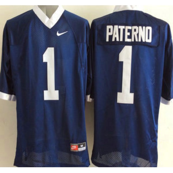 Penn State Natty Lions #1 Joe Paterno Navy Blue Jersey