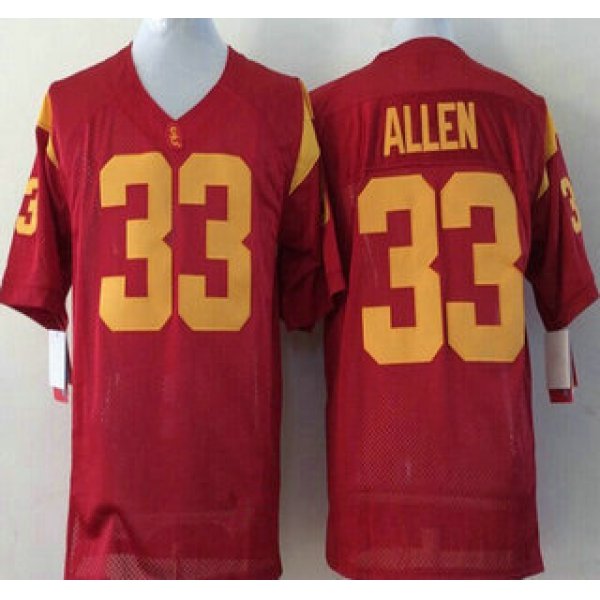 USC Trojans #33 Marcus Allen 2015 Red Jersey