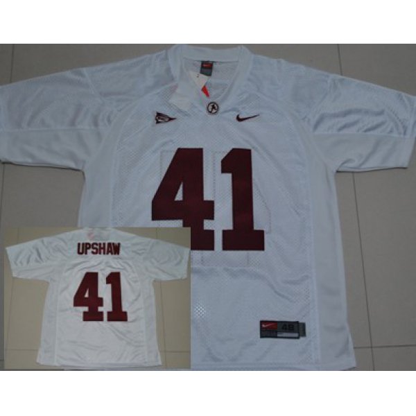 Alabama Crimson Tide #41 Courtney Upshaw White Jersey