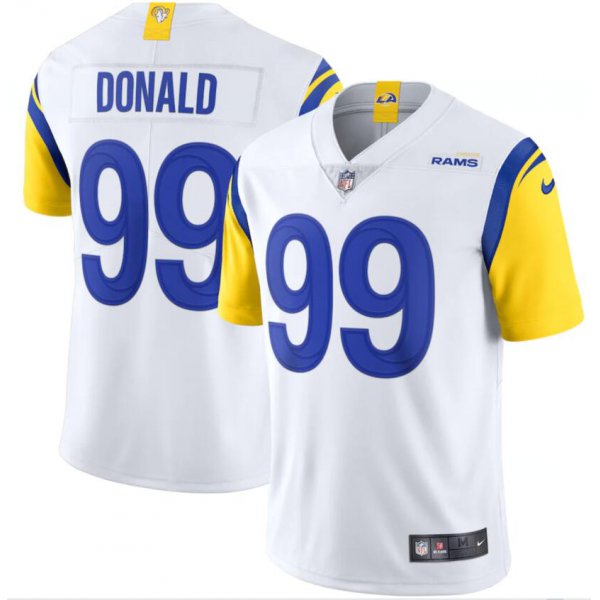 Nike Rams 99 Aaron Donald White Vapor Untouchable Limited Jersey