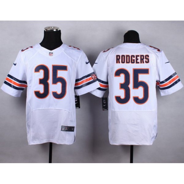 Nike Chicago Bears #35 Jacquizz Rodgers White Elite Jersey