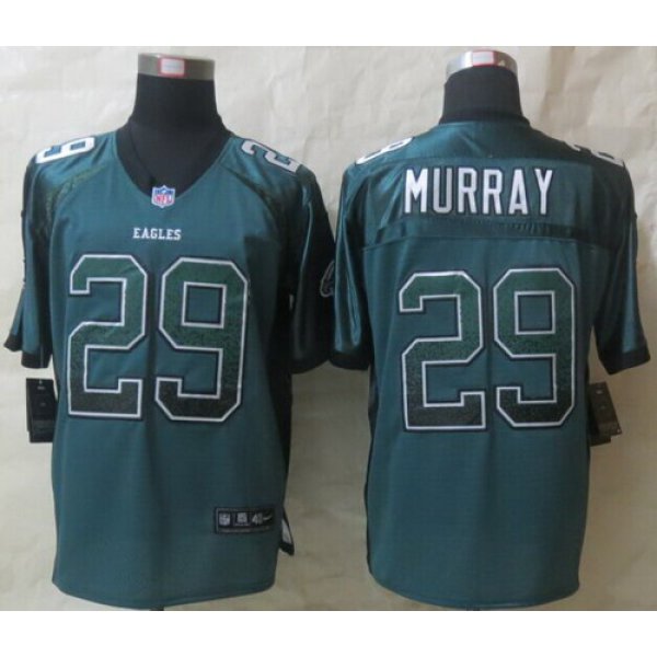 Nike Philadelphia Eagles #29 DeMarco Murray Drift Fashion Green Elite Jersey