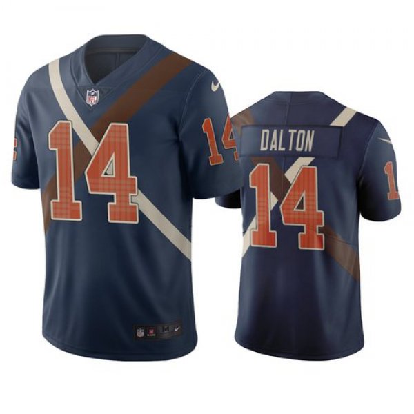 Cincinnati Bengals #14 Andy Dalton Navy Vapor Limited City Edition NFL Jersey